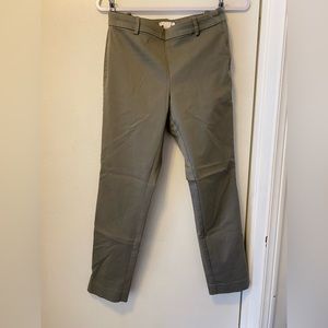Green dress slacks